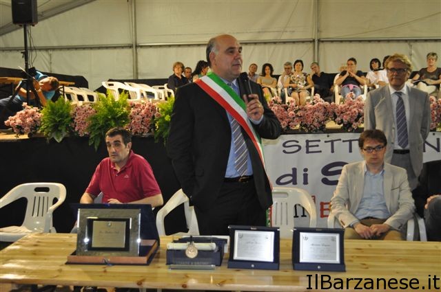 Il Sindaco Giancarlo Aldeghi con Il ViceSindaco Matteo Sala e il consigliere Edoardo Colzani