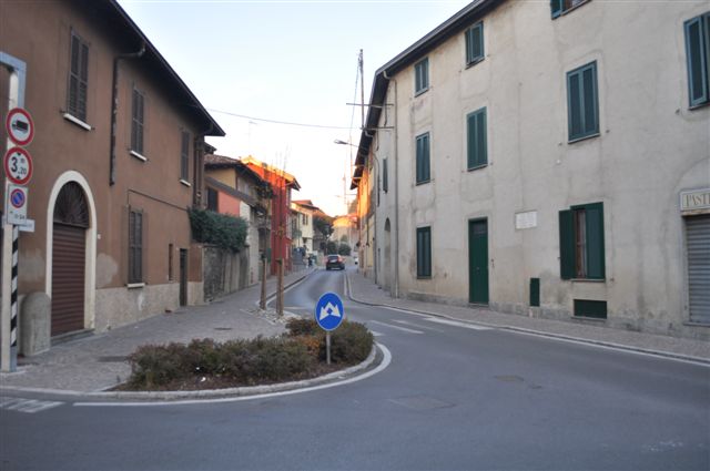 Incrocio fra via Risorgimento e via dei Mille
